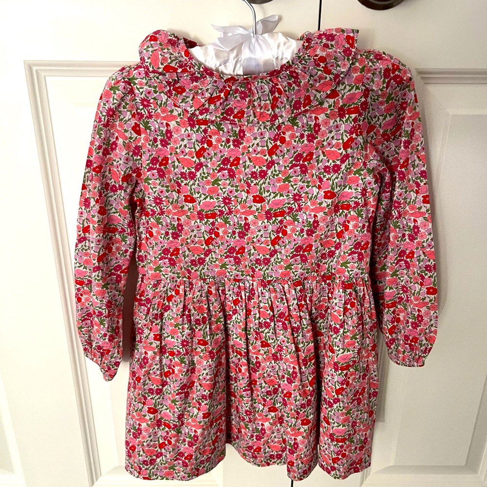 Trotters London liberty print girls dress, 4T